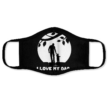 Discover I Love My Dad 1 Face Masks