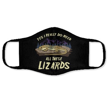 Discover Yes I Really Do Need All These Lizards Reptile Pet Face Masks