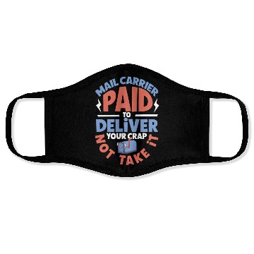 Discover Postal Worker Mail Lady Mail Carrier Postal Face Masks