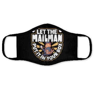 Discover Postal Worker Mail Lady Mail Carrier Postal Face Masks