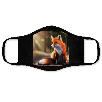 Discover Logo Fox Face Masks