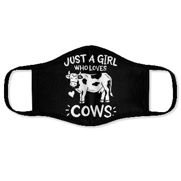 Discover Cow Cattle Cow Lover Face Masks