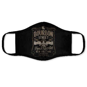 Discover Womens Bourbon Street French Quarter Face Masks