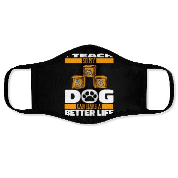 Discover Daycare Teacher Dog Face Masks