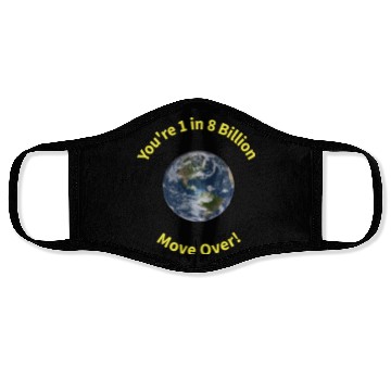 Discover Globe Billion Move Over Yellow Face Masks