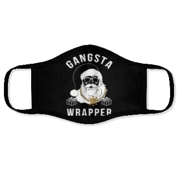 Discover Gangsta Wrapper Gangster Santa Face Masks