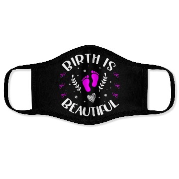 Discover Doula Midwifery Birth Childbirth Pregnancy Midwife Face Masks