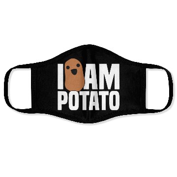 Discover I Am Potato - Funny Potato, Food Face Masks