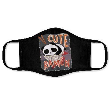 Discover Cute japanese ramen Face Masks