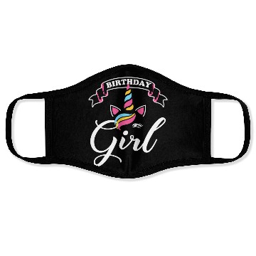 Discover Rainbow Unicorn Happy Party Face Masks