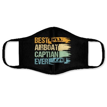 Discover Best Airboat Captian Ever Hydroplane Propeller Swa Face Masks