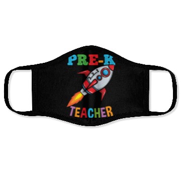 Discover Space Pre K Teacher Preschool Back To School Face Masks