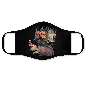 Discover Cute Bird Of Paradise Bird Flower Crown Pet Birds Face Masks