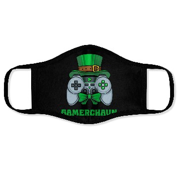 Discover Gamerchaun Gamer St Patrick'S Day Toddler Lucky Face Masks