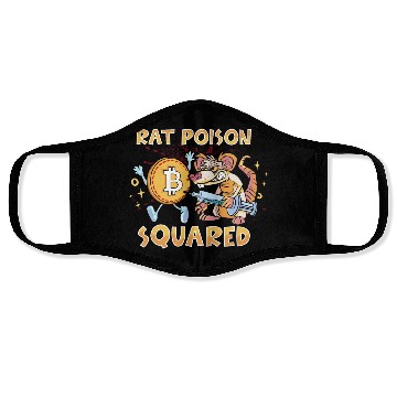 Discover Rat Poison Squared funny Face Masks