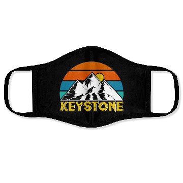 Discover Keystone Mount Mountain fan Climber Hiker Face Masks