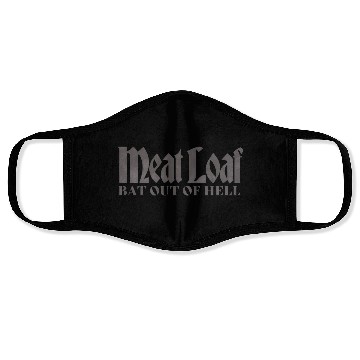 Discover Meat Loaf Bat Out Of Hell Face Masks