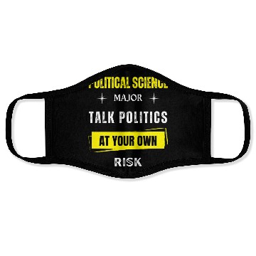 Discover Political Science Major Face Masks