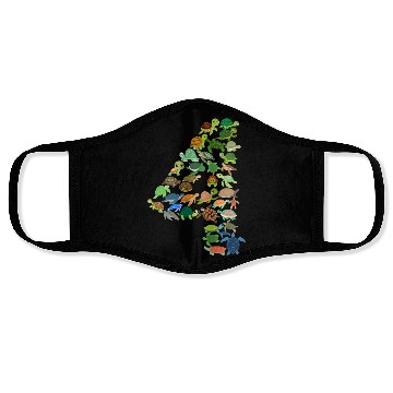 Discover 4th Birthday Sea Turtle Tortoise Theme 4 Year Old Face Masks