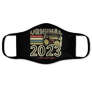 Discover Original 2023 Vintage | Birthday Gift 2023 Face Masks