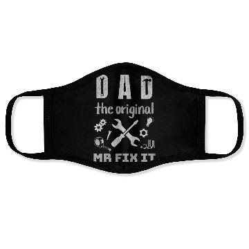 Discover Funny Dad the Original Mr Fix it, Gift for Dad Face Masks