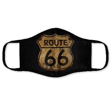 Discover Route 66 USA Face Masks