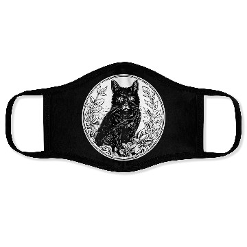 Discover Cat Kitten Feline Meow Face Masks