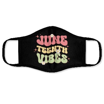 Discover Juneteenth Vibes, Independence Day Face Masks