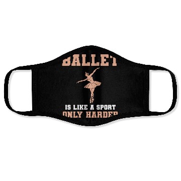 Discover Dance Ballet Ballet Dancer Face Masks