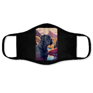 Discover Cane Corso Nature Face Masks