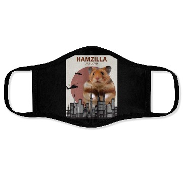 Discover Hamzilla Giant Hamster Monster Face Masks