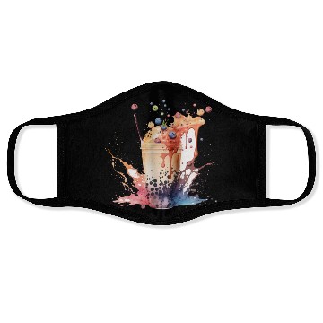 Discover Boba Bubble Tea 6 Face Masks