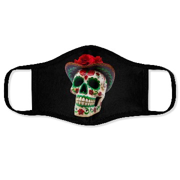 Discover Realistic Floral DOTD Skull Face Masks