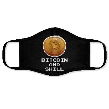 Discover Shilling Bitcoin Cryptocurrency Investor Miner and Face Masks
