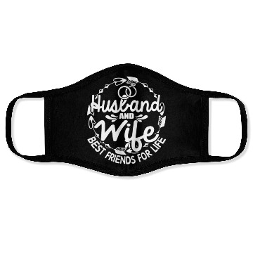 Discover Husband Wife Best Friends For Life Face Masks