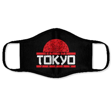 Discover Tokyo Japan Est 1873 Lotus Japanese Face Masks