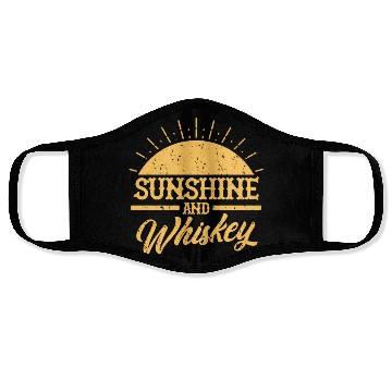 Discover Sunshine And Whiskey Whisky Drinkers Face Masks