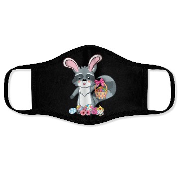 Discover Raccoon Bunny Ears Easter Eggs For Face Masks
