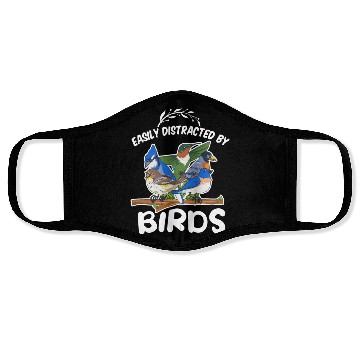 Discover Ornithology Design For A Bird Lover Face Masks