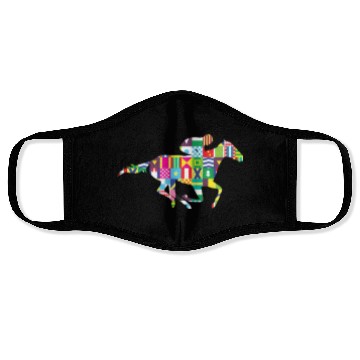 Discover Kentucky Horse Racing Silks Face Masks