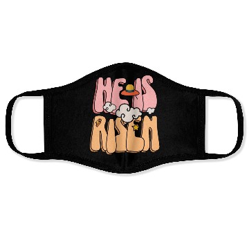 Discover He Is Risen Modern Christian Easter Face Masks