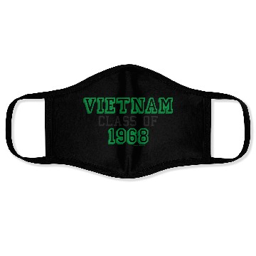Discover Vietnam Class Of 1968 Face Masks