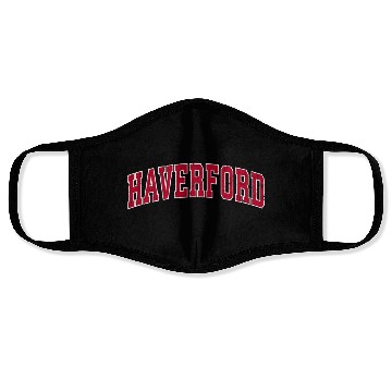 Discover Haverford Pennsylvania Pa Sports Red Face Masks