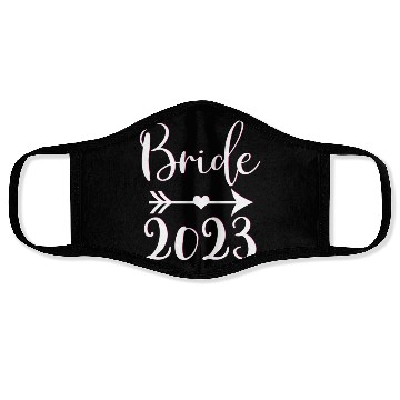 Discover Bride To Be 2023 Engagement Getting Married Face Masks