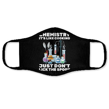 Discover Chemist Chemistry It'S Like Cooking Scientist Face Masks