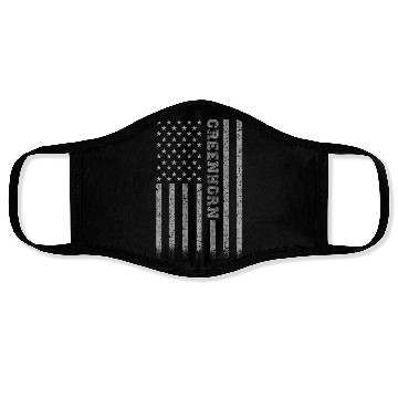 Discover Greenhorn American Flag Face Masks