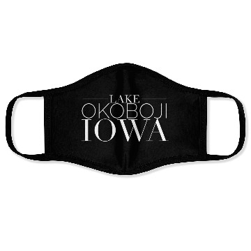Discover Lake Okoboji Iowa Face Masks