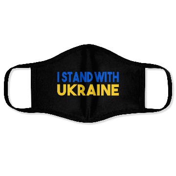 Discover Ukraine Flag I Stand With Ukraine Mens Face Masks