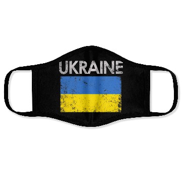 Discover Ukraine Ukrainian Flag Pride Face Masks