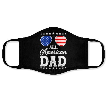 Discover 4th Of July Patriotic American Dad Us Face Masks